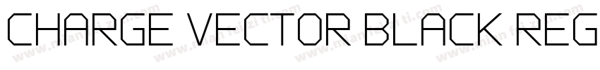 Charge Vector Black Regular字体转换